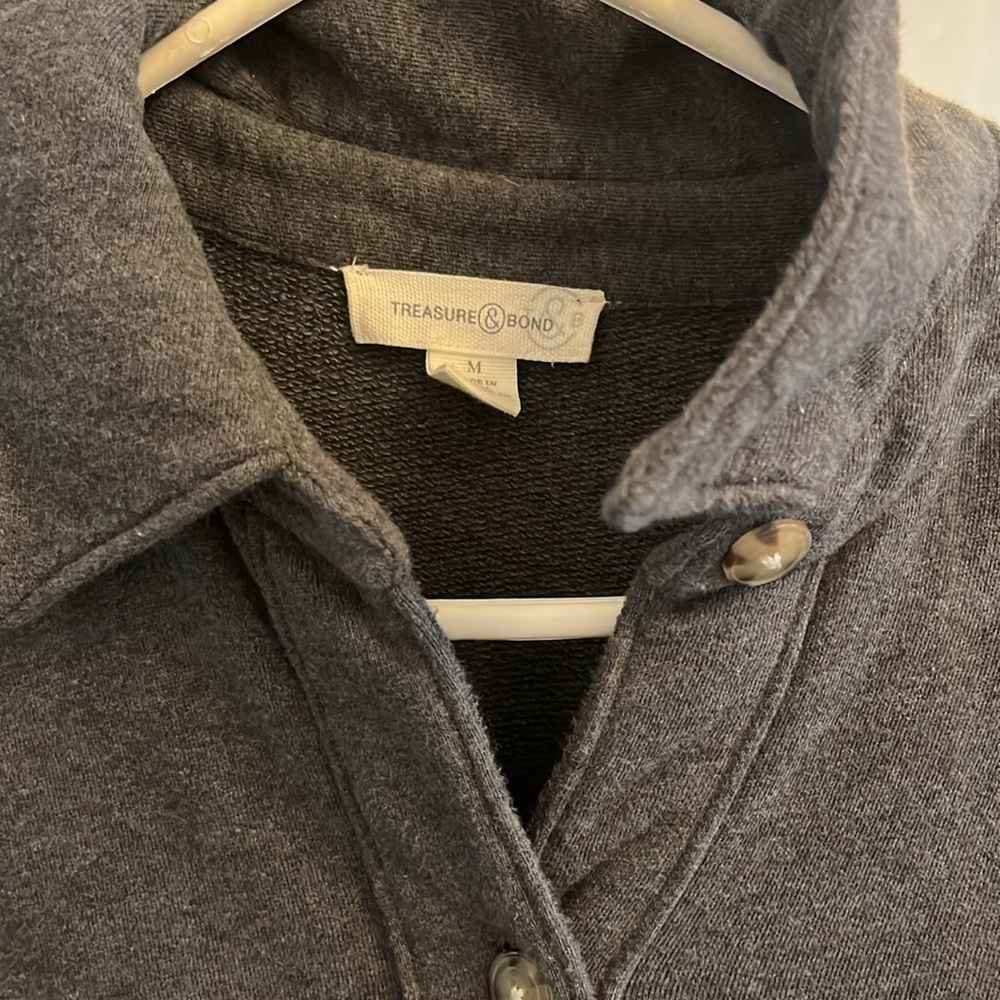 Gray shacket - Picture 3 of 3